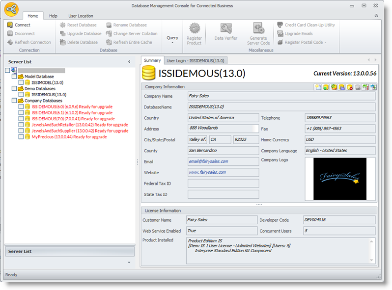 DBMC Database List